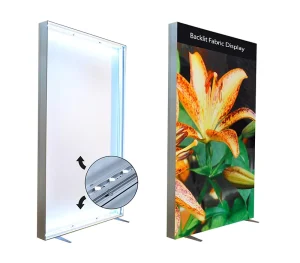 Led Advertising Light Box Vertical Double sided Magnetic Billboards With Mobile Ultra thin Floor mounted Light Box