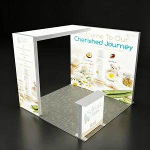 Led Backlit Booth Exhibition Stand Packages UL Certified Components Safe for Indoor