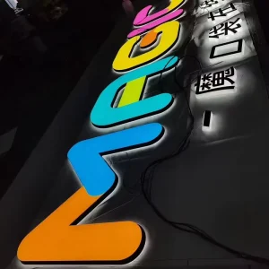 Led Illumin Sign LED Display Luminous Characters Mini Characters 3D Acryl Letter Sign Custom Neon Sign