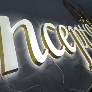 Led Luminous Letter Signage Store Sign for Business Outdoor Front Lit Acrylic Channel Letter Mini Led Sign