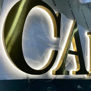 Led Sign 3D Business Sign Illuminated Channel Letter Led Letter Advertising Sign