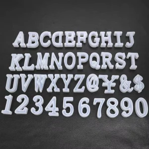 Letter Resin Mold Alphabet Silicone Mold for Resin Handmade Letter Resin Casting Capital Alphabet Mold Letter Soap Making Moulds