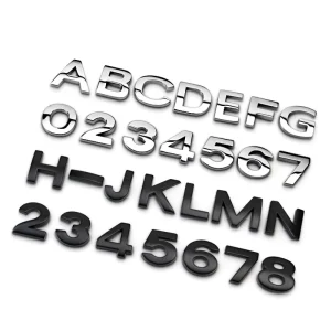 Letters Plastic Car Emblem