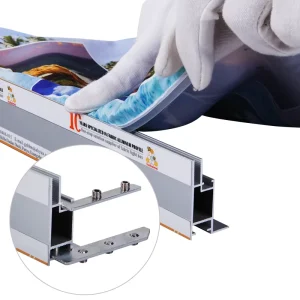 Light Box Aluminium Profile 6000 Series for Decorations Backlit Poster with Cutting Service