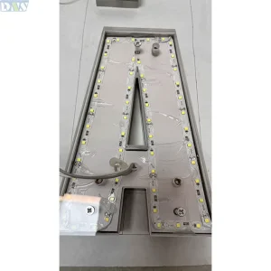 Light Box Sign Custom Stainless Steel Channel Letter Led Backlit House Number