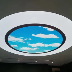 Light Moving Sky Clouds Print PVC Stretch Ceiling Film