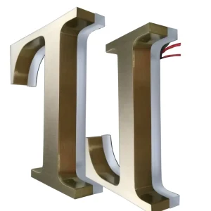 Light Up Letters Luminance Resin Illuminated Signs Steel LED Letter