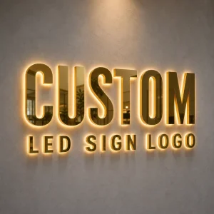 Light Up Sign Custom 3D Acrylic LED Logo Signs for Storefront Office Wall Branding Indoor Outdoor LED Logo Signs