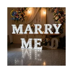 Light up LED Letters and Numbers 4FT Marquee Sign with LED Strips CE Certified for Birthday Parties Indoor Outdoor Use