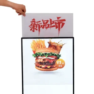 Lightbox Frame Aluminium Profile for Light Box Luminous Ultra thin Drawing Light Box for Restaurant Menu