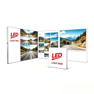 Lightweight Foldable SEG Light Box Booth Rust-Resistant Heavy-Duty Material for Outdoor Use for Booth Exhibition and Trade Show