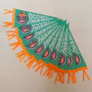 Lightweight Soft Polyester Felt Pennant Flags Eco Friendly Waterproof Custom Logo OEM ODM Bulk Order Fast Delivery