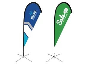 Lightweight Teardrop Flag Portable Feather Flag for Promotion