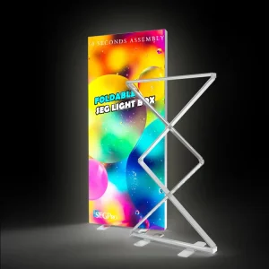 Lintel 10s Assembly Collapsible Aluminum Light Box Magnet Assembly Trade Show Light Box Booth Standing Led Light Box