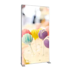 Lintel Customized Double Sided Custom Printing Seg Led Backdrop Frameless Tension Fabric Led Light Box