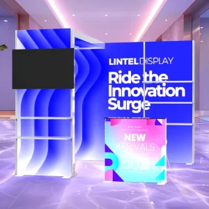 Lintel Fabric Light Box Backlit Trade Show Exhibition Booth Tradeshow Displays Lightbox Display