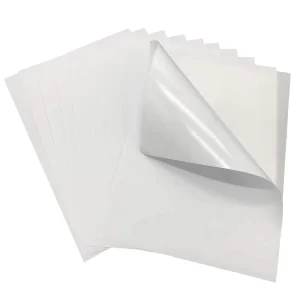 Logo Clear Packet Laser Inkjet Sticker Flexography Self adhesive Printable Vinyl Sticker Paper Waterproof