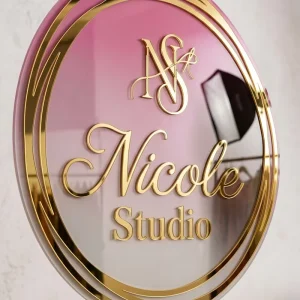 Logo Sign Board Outdoor Business Beauty Salon Sign Custom 3D Business Logo Sign for Office Advertising