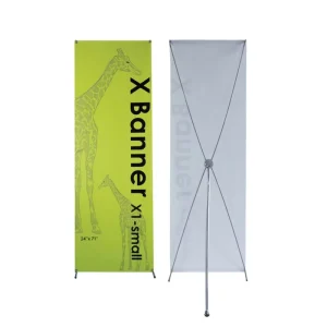 Low Price Outdoor Adverting Activities Windproof Digital Printing Custom X Banner Stand Size 60*160cmcm 80*180cm