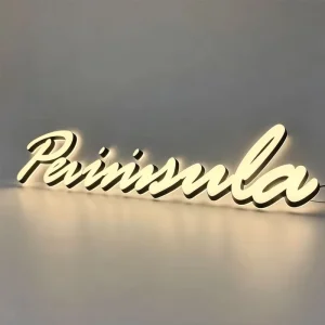 Low Watt Mini Light up Letter Long Continuous Operation Commercial Shop Mini Illuminated Letter Sign