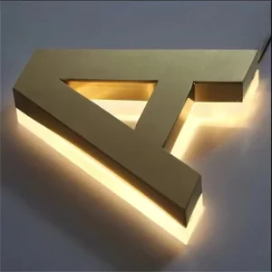 Luminous Acrylic Letters for Outdoor Store Signs LED Backlit Light Box with IP65 Waterproof for Advertising and Companies