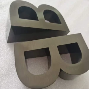 Luminous Acrylic Metal Resin Custom Color Weatherproof Dimmable Character Mini Word Alphabet Light Box Sign McDonald’s Logo LED