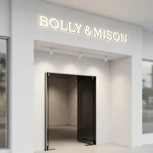 Luminous Letter Mini Custom Acrylic LED Advertising Light Box Frontage Billboard Barber Shop Beauty Salon Outdoor Use IP65
