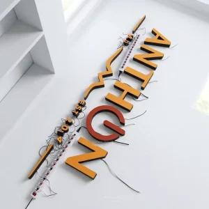 Luminous Logo Sign 25mm Solid Acrylic Letters with German Film Face