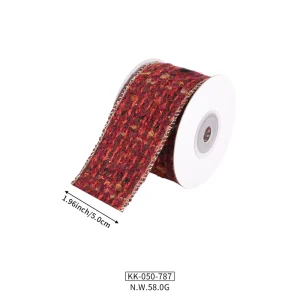 MSD Custom Logo Luxury Brand Customised Satin Ribbon Rolls 100% Polyester Recycled Oeko Tex Certified Promotional Gifts Event