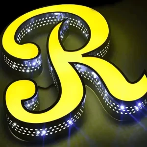 Made China Letter Led Sign Landmark Luminous Characters Led Letter Lights Wall Sign