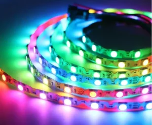 Magic Color WS2812 WS2811 WS2815 Addressable S Type 5050RGBIC 5V 12V LED Pixel Zigzag Strip Light for Resin Sign