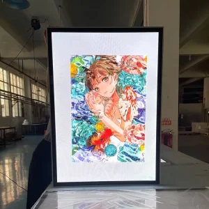 Magnetic Light Box Silver A2 Size