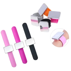 Magnetic Stainless Steel Wristband Wrist Strap Bracelet in 7 Colors to Hold Metal Bobby Pins Clips Easy Reach