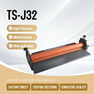 Manual Cold Roll Laminator Photo Film Laminating Machine PVC Vinyl Desktop Mounting Machine 1000MM Max Width 1 Year