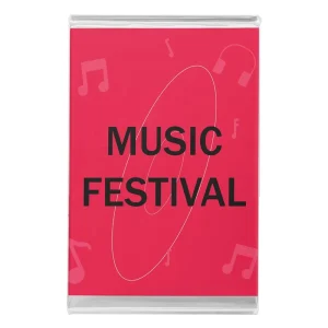 Manufacture Custom L Shape Acrylic Display Stand Card Reserved Table Menu Sign