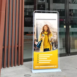 Manufacture Hanging Banner Metal Frames Display Door Shape Banner Stand Iron Frame Door Shape Stand
