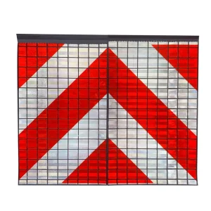 Manufacture New Design High Reflective Vehicle Platform Flags Warning Sign Markering for Tail Lift