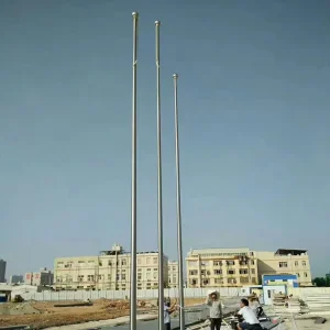 Manufacture Stainless Steel Aluminum Digital Printing Waterproof Durable Round Automotive Flagpole