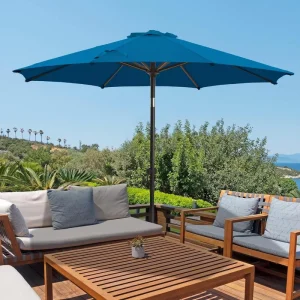 Manufacturer Advertising Outdoor Sun Parasol Promotional Custom Branded Patio Beach Umbrella With Printing