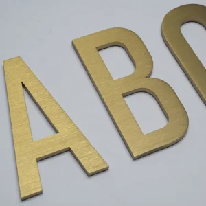 Manufacturer Custom 3D Letter Sign Solid Stainless Steel Metal Decoration Letters