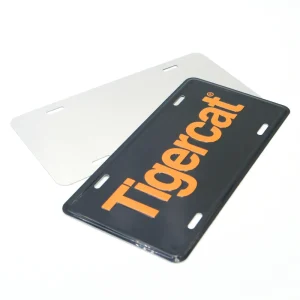 Manufacturer Custom Printed Metal Sign Aluminum Reflective Embossed Car Decorate License Plate