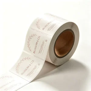 Manufacturer Custom Shape Sticker Waterproof Label for Pillar Candle Wrap