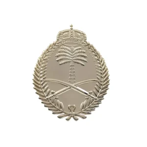 Manufacturer Custom Star Shape Security Guard Stainless Metal Shoulder Shield Domes Armband Patches Badges for Uniform