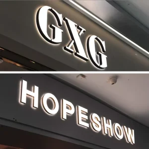Manufacturer Customizable Acrylic LED Luminous 3D Waterproof Characters for Storefront Signage and Billboards Display
