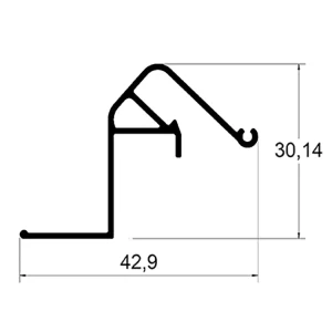 Manufacturer Customized Aluminum Profile Extrusion Mold for Door Window Light Box Card Slot Processing Oxidation