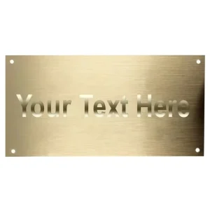Manufacturer Customized Embossed Outdoor Metal Number Letter Plate Decorative License Plate for Home Door Car Use