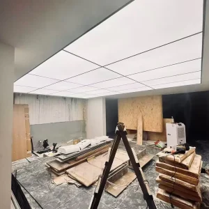 Manufacturer Customized Fireproof Film Fabric LED Lighting Tension Soft Film Ceiling SEG Light Box