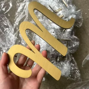 Manufacturer Customized Stainless Steel Solid Letters Solid Aluminum Letters Stainless Steel Letters