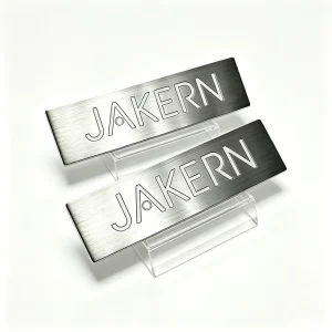 Manufacturer Customizes Metal Nameplates Badges with Customized Content Patterns Colors and Materials