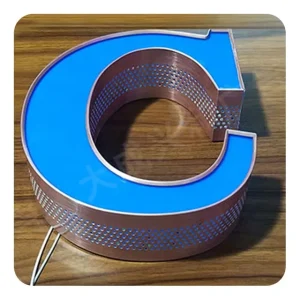 Manufacturer Customizes Outdoor Waterproof LED Front Illuminated Channel Letter Logo 3D Storefront Letter Front LED Logo